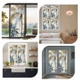thumbnail image 7 of Palm Tree Beach Window Privacy Film, Watercolor Botanical Seaside Static Cling UV Sun Blocking Heat Control Window Tint Day and Night, Non-Adhesive One Way Windows Privacy Cover 17.7''x78.7'', 7 of 7