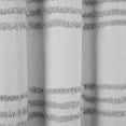 thumbnail image 4 of Boho Kendra Tufted Yarn Dyed Eco-Friendly Recycled Cotton Shower Curtain Light Gray Single 72X72, 4 of 10