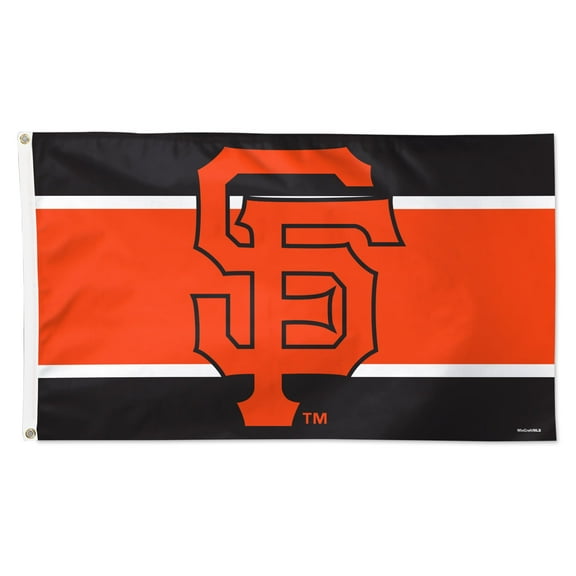 WinCraft San Francisco Giants 3' x 5' Horizontal Stripe Deluxe Single-Sided Flag