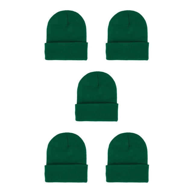 Jumpingount Beanie Hat Gorros de punto Ajustable Skullcap Térmico Ciclismo Esquí Accesorios para el cabello para deportes al aire libre Verde Type2 NO2