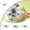 Silver-5-Cut, variant on 8-Slice Cake Cutter Press, Stainless Steel Round Pie Divider with Side Handles Pie & Cheesecake Slicer Marker Pizza Cutting Baking Tool for Uniform Portions Bakeries and Home Use