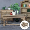 thumbnail image 3 of 5 unids / set de modelo de silla de de comedor 1:12 muebles de en miniatura de muebles de Color Salvador casa de muñecas en miniatura, 3 of 10