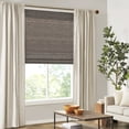 thumbnail image 5 of Madison Park Bamboo Cordless Roman Shades, 27" x 64" Light Filtering, Privacy Window Panel, Grey Ash, 5 of 8