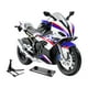 thumbnail image 1 of Simulación de modelo de motocicleta a escala 1:10, colección, creatividad con sonido y juguete de ligero para niños regalos de niñas para niñas con soporte, 1 of 8