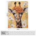thumbnail image 4 of ONETECH Cute Giraffe Blankets and Throws Blankets Decorative for Girls Giraffe Lovers Gift Home Room Sofa Hug Plush Soft Bedding Cozy Blanket, 4 of 6