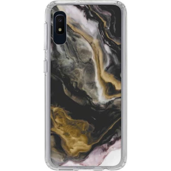 Skinit Marble Gold Blush Marble Ink Galaxy A10e Clear Case