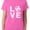 Pink, variant on TeeStars - I Love Soccer - Perfect Gift for Soccer Players / Fans Women T-Shirt XX-Large Gray