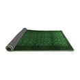thumbnail image 2 of Ahgly Company Indoor Square Persian Emerald Green Traditional Area Rugs, 7' Square, 2 of 4