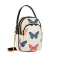 thumbnail image 7 of FORMRS Crossbody Bag for Women Quilted Travel Shoulder Cell Phone Purse with Chain Strap Handbag, Orange Butterflies, 7 of 7