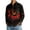 Black, variant on Mens Halloween Henley Long Sleeve Shirt Classic 3 Button Placket Haunted House Print Long Sleeve Casual Henley Blouse for Fall Black L