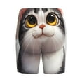 thumbnail image 2 of Lsque Cute Cartoon Kitten Mens Sleep Pajama Shorts,Short Pajama Pants, Cotton Ultra-Soft Knit-Large, 2 of 9