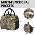 thumbnail image 6 of Womens Brown and Black Leopard Print Lunch Box for Work,Insulated Lunch Bag for Women,Loncheras Para Mujer,Leakproof Adult Lunch Bag for Work,Beach,Travel,Picnic,Camping, 6 of 7