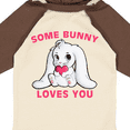 thumbnail image 4 of Inktastic some bunny loves you Boys or Girls Long Sleeve Baby Bodysuit, 4 of 5