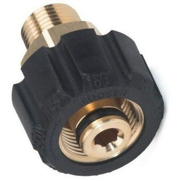 Proven Part M22 Steel Plug Fitting  1/4  Male M22 Female Brass