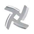 thumbnail image 2 of Acero inoxidable trituradora de carne picadora placa cuchilla cortador piezas para cocina carne carne trituradora mezclador reemplazo(46mm long, small blade) repuesto kitchenaid, 2 of 7