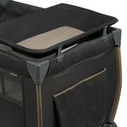 Monbebe Play Yard – Full-Size Rocking Bassinet, Removable Changer & Toy Bar – Castle Point