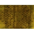 thumbnail image 1 of Ahgly Company Indoor Rectangle Abstract Yellow Modern Area Rugs, 3' x 5', 1 of 4