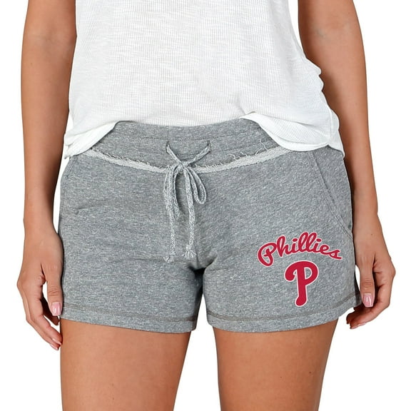 Women's Concepts Sport Gray Philadelphia Phillies Mainstream Terry Shorts