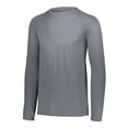 thumbnail image 2 of Augusta Sportswear 2795.059.3XL Attain Wicking Long Sleeve T-Shirt, Graphite - 3XL, 2 of 3