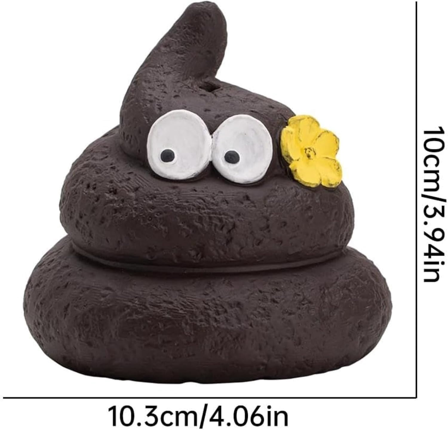 Handmade Poop-Shaped Ceramic Incense Burner, Funny Aromatherapy Decor, Creative Mini Ceramic Fireplace Fragrance Holder for Meditation,Yoga,and Home Decor Gift