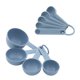 thumbnail image 1 of Juego de tazas y cucharas medidoras KitchenAid Universal de 9 piezas, color azul, 1 of 5