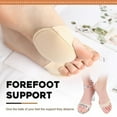 thumbnail image 6 of High Heel Forefoot Pads, Beige - 1 Pair, Comfortable Non-Slip Corrective Toe Socks Women'S High Heels Invisible Socks Honeycomb Fabric Forefoot Pads, Easter, St. Patrick'S Day, Wed Makeup Organizers, 6 of 9