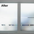 thumbnail image 3 of Privacy Window Film Frosted Glass White Static Cling Heat Non Adhesive for Living Room,23.6x39.4 Inch, 3 of 7