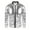 White, variant on Mens Jackets Metallic Shiny Disco Party Jacket Zip Up Long Sleeve Lightweight Coat Classic Fit Men Jacket Winter