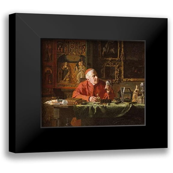 Eldridge, E.C 14x12 Black Modern Framed Museum Art Print Titled - The Cardinals Treasures
