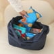 thumbnail image 4 of Bolsa de Compras Plegable, Tote Reutilizable para Comestibles, Organizador de Viaje Portátil de Material de Poliéster, 20x9x1cm, para Supermercado, Uso Exterior, 4 of 6