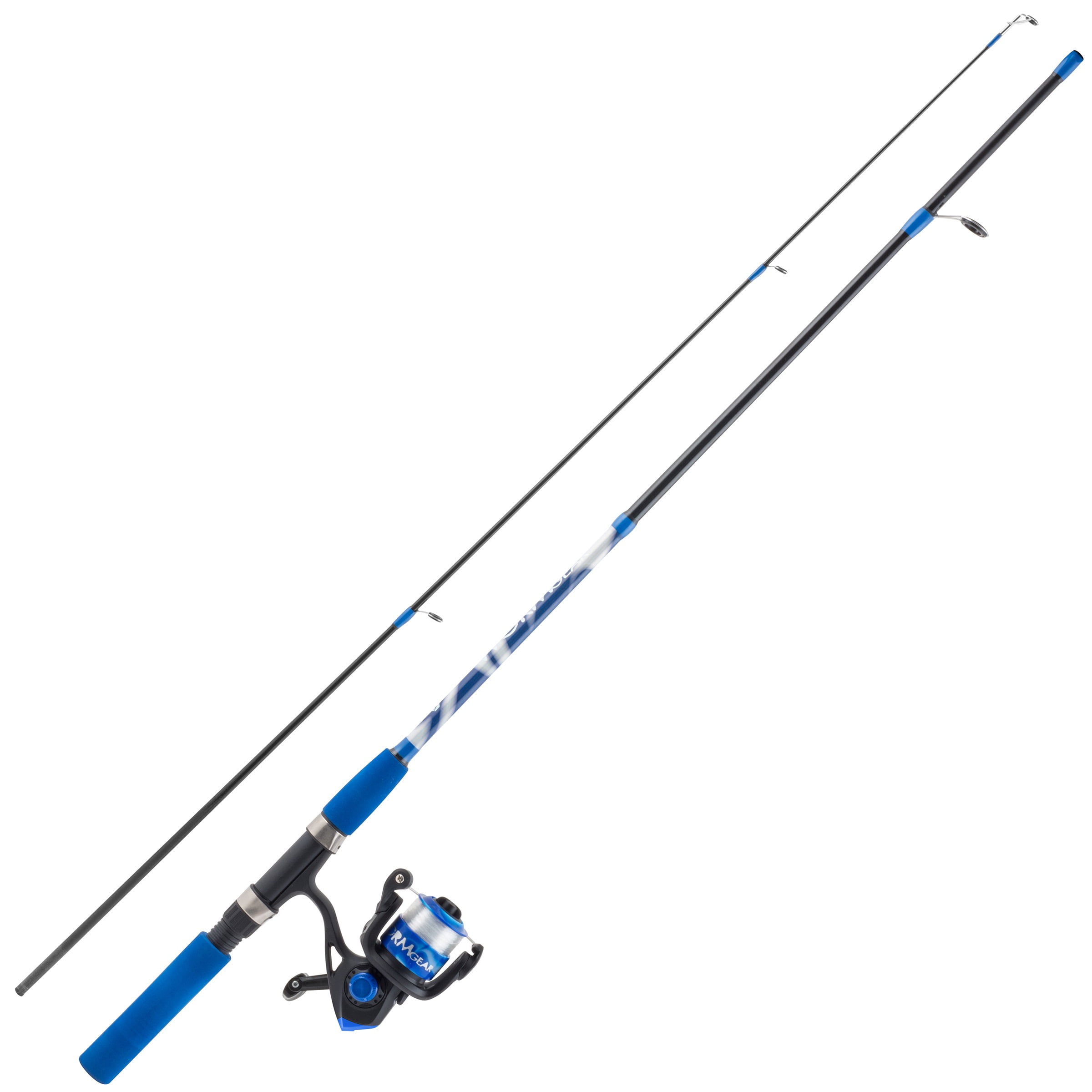 South Bend Worm Gear 2-Piece Graphite Spincast Fishing Rod and Reel Combo 5'6