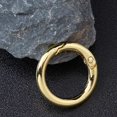 thumbnail image 4 of Collar 5 uds Spring Gate O Ring que se puede abrir llavero bolsa cinturón perro cadena hebillas (oro) Likrtyny Para Estrenar, 4 of 7