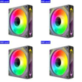 thumbnail image 1 of Ventilador Con Caja 120 Mm Refrigerador 1800 RPM 5 V 3 Pines ARGB 4 PWM Chasis (adelante), 1 of 6