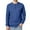 Blue, variant on APEXFWDT Men's Waffle Henley Shirt Long Sleeve Crewneck Pullover Thermal Shirt Casual Base Layer for Golf & Office,M,Blue