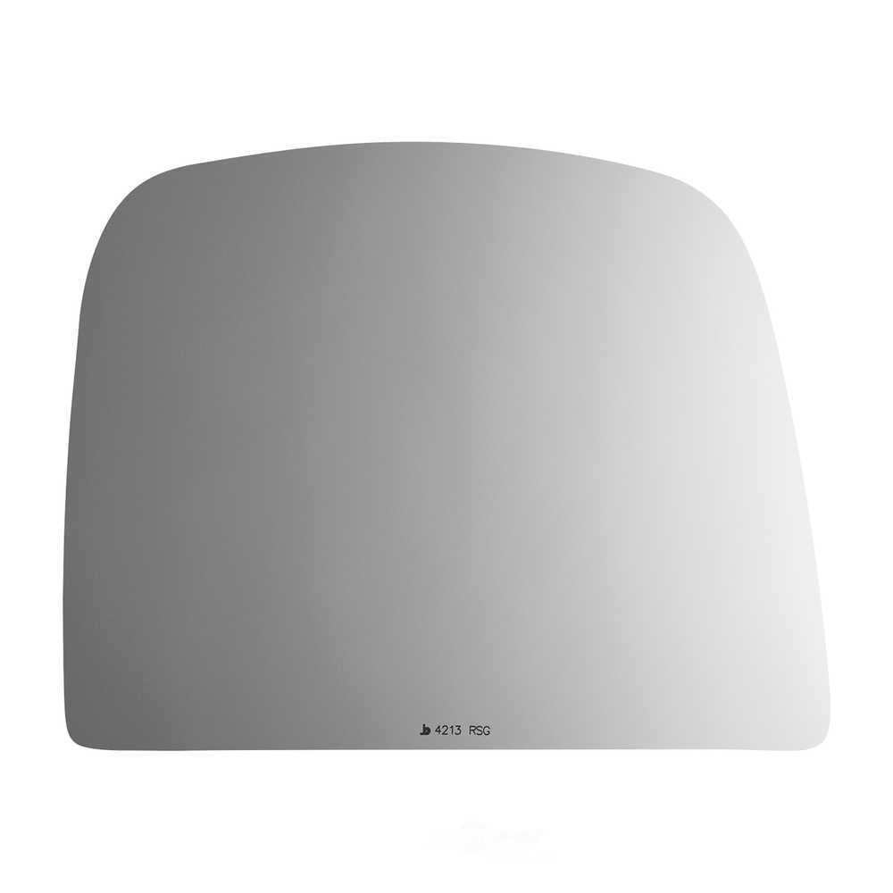 Burco Side View Mirror Replacement Glass with Motor Mount Plate - Clear Glass - 4213RSG