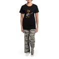 thumbnail image 4 of CafePress - Cartoon Cats Women's Dark Pajamas - Women's Short Sleeve Print T-Shirt and Pants Dark Cotton Pajama Set, 4 of 7