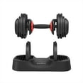 thumbnail image 3 of Adjustable Dumbbell Set of 2, 25LBS Pair Free Weights Dumbbells Set, Fast Adjust Dumbbell Weight Set with Anti-Slip Handle and Tray for Home Gym Strength Training Equipment, 3 of 6