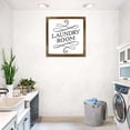 thumbnail image 4 of Eveokoki Laundry Room Sign 8x8 Inch, Rustic Farmhouse Decor Home Sign, Wall Decorations Living Room, Modern Farmhouse Wall Decor, Laundry Sign and Laundry Room Decor with Solid Wood Frame, 4 of 5