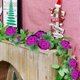 thumbnail image 5 of Enredaderas De Rosas De Plástico Arco de guirnalda artificial de 250 cm (98 pies) color púrpura con Rkxzt, 5 of 8
