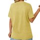 thumbnail image 4 of Camisetas de Manga Larga de Moda para las Mujeres 2025, Botones Sueltos de Color Sólido, 4 of 8