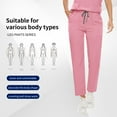 thumbnail image 5 of VIAOLI  Scrub for Women Set Y-neck Scrub Top & Cargo Pants, Breathable, Quick Drying, 5 of 6