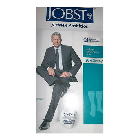 Jobst For Men Ambition 20-30 Mm Hg Knee High Compression Socks Khaki Sz ...