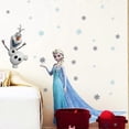 thumbnail image 2 of 1 pc Frozen wall stickers Frozen living room removable Els, 2 of 4