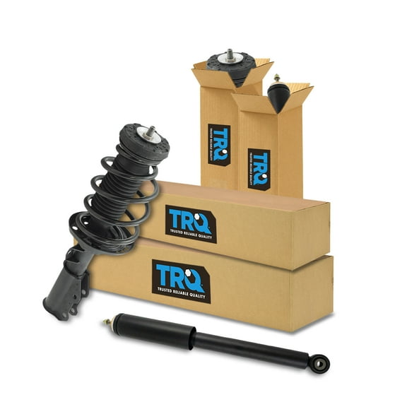 TRQ Front and Rear Complete Strut Assembly & Shock Absorber Kit Complete Strut & Coil Spring Assembly Fits Select 2010-2016 Buick LaCrosse