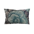 thumbnail image 5 of Plutus Brands Blue Plutus Plush Damask Luxury Throw Pillow 20 in x 26in, Double Sided 20" x 26" Standard, 5 of 9