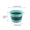 thumbnail image 3 of XWSHYW Cubos Lavabo Plegable Lavabo Plegable para El Hogar Lavabo Portátil Cubo para Pies Lavabo de Plástico Lavabo Plegable para Viajes Al Aire Libre para Acampar, 3 of 3