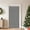 Gray, variant on DONGPAI Door Curtain for Doorways, Light Blocking Accordion Door Privacy Room Divider for Bedroom Closet Living Room, Textured Linen Pattern Drapes with Hooks, 49" W x 79" L, Gray