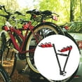 thumbnail image 2 of Qiilu Bicycle Carrier Car Van Rack,3601 Steel Car Bicycle Carrier Automobile Tail Tow Mount Hanger Van Rack Accessory,Car Tail Bike Hanger, 2 of 8