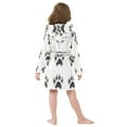 thumbnail image 7 of FORMRS Niños Bathrobe Unisex Hooded Robe Soft Plush Pajamas Sleepwear, Size 7-9T, Cartoon Cat Paw, 7 of 7