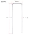 thumbnail image 2 of Unique Bargains 6' U Shape Galvanized Garden Landscape Staples (20 Pack), 2 of 5